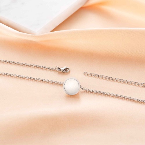 Magnetic couple on sale necklace ball